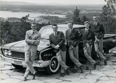 Ji Coo and the Vikings 1960 Ford Fairlane 500