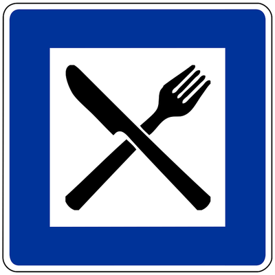 traffic sign eat